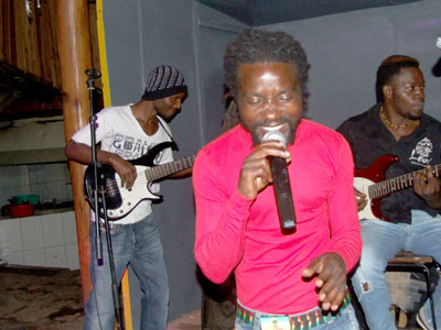 Adjobalove project band performing at a reggae concert in Kigali. (Sarah Kwihangana)