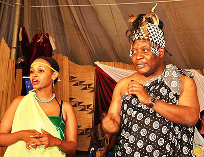 The Ebonies staged  performed for the guests at the meet and greet party to give them a feel of what to expect over the weekend.  The New Times/S. Kwihangana