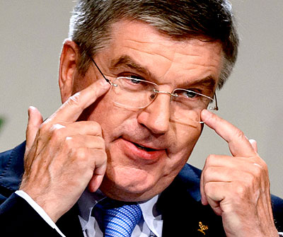 International Olympic Committee chief, Thomas Bach. Net