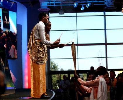 Children light a Flame  of Hope at Saddleback Church in California, US, during a Genocide memorial event. File.