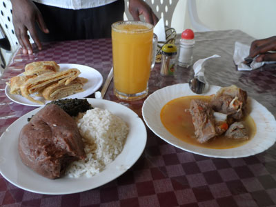 The food. (Moses Opobo)