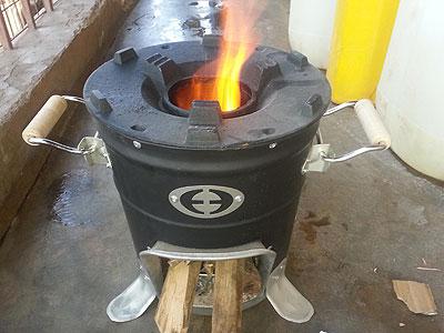 The M 5000 firewood stove. (Moses Opobo)