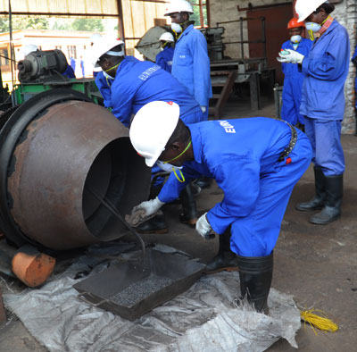 Mining is one of the key foreign exchange earners for the country.  The New Times / File.