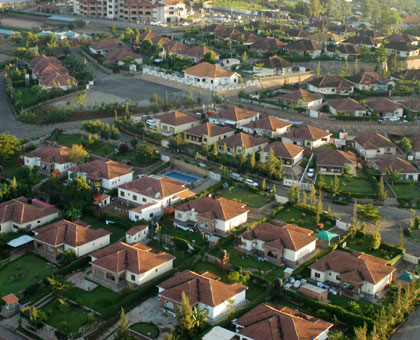 An estate in the city suburb of Nyarutarama. RHA plans to construct condos that people who earn as low as Rwf100,000 and Rwf 450,000 can buy.  