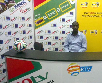 National broadcaster Rwanda Television is all set with a re-branded studio following a partnership with GOtv and MTN. (Courtesy)