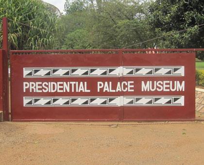 The main entrance to the presidential palace museum. (Fergus Simpson)