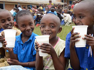 Every child has a right to food, education and health. (File)