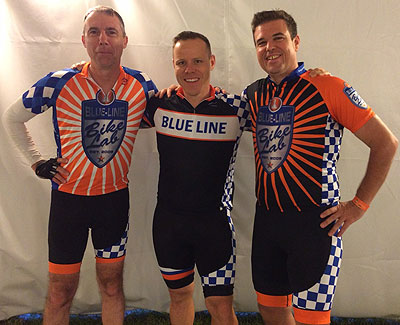 The three American riders (L-R): Ron Kerr, Fred Zapalac and David Chaney.Courtesy.
