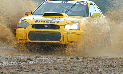 Giancarlo Davite will be aiming to retain the Mt. Gorilla rally title with his Subaru Impreza 'Umuleti'. File