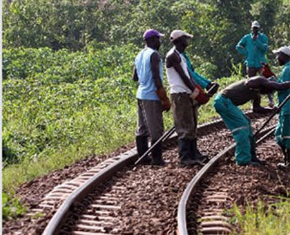 Among the projects is the construction of a standard gauge railway from Mombasa to Kigali via Kampala. Net photo.