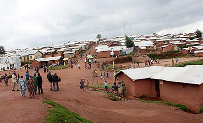 Kigeme camp in Nyamagabe District shelters over 18,000 refugees mainly from DR Congo. File.