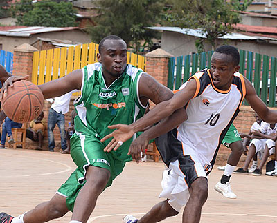 Pascal Karekezi seen with the ball has been vital for Espoir this season. File
