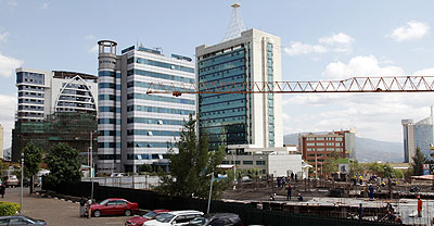 A section of Kigali city, one of the fastest growing cities in the world. Rugenera attributes the countryu2019s growth to determination and a sense of self-esteem that characterise the post-Genocide Rwanda. / John Mbanda