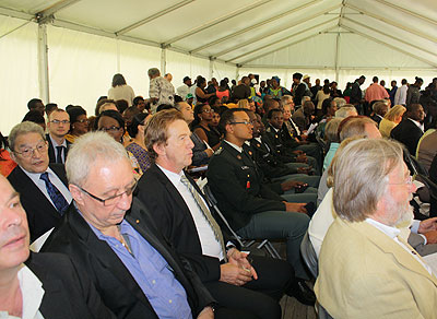 Rwandans and friends of Rwanda during the event in Belgium. Courtesy.