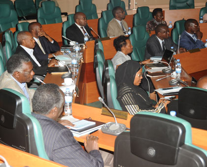 Senators during a past session. The law governing RLRC will be amended to give the agency the mandate of scrutinising all Bills before they are tabled in Parliament. File.