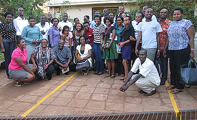 Participants in a group picture after the seminar last week. Courtesy.  