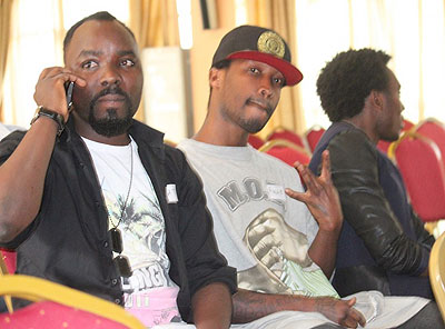 Local celebrities Mc Tino, Pacson and Arthur Nkusi also gave it a shot