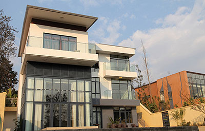 One of the private villas constructed by New Century Development  firm in Nyarutarama. The company is planning to construct more villas in the country. John Mbanda.