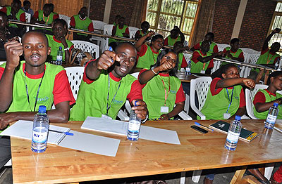 A section of youthful participants during a past liberation anniversary event, part of the kwibuka20 conversations. File.