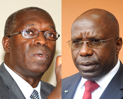 Anastase Murekezi (L) has been appointed as prime minister, replacing Dr. Pierre Damien Habumuremyi. (File)