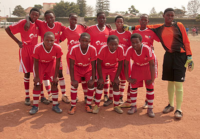 AS Kigali U15 academy team is favourite to win this year's ARS girls' title. Courtesy