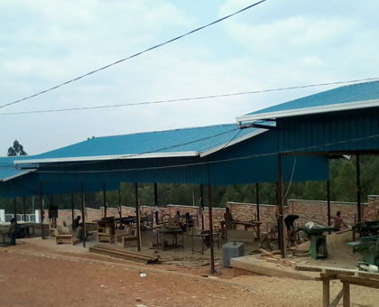 The new Agakiriro centre where artisans including carpenters, welders, blacksmiths and metal workers were ordered to move. Jean Pierre Bucyensenge. . 