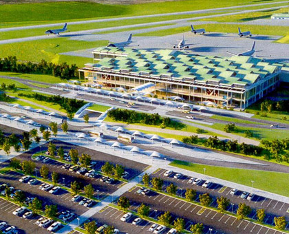 An artistic impression of Bugesera International Airport that will boost tourism once it is completed. (File)