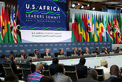 African heads of state with US President Barack Obama during the summit. Courtesy.