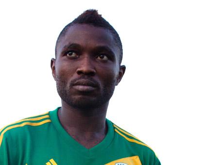 Dady Birori netted a hat trick against Libya in the first qualifying round. (Timothy Kisambira)