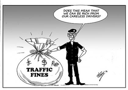 Some traffic offences are likely to attract a fine of Rwf150,000 with reckless drivers who commit multiple offences at once parting with even much more, Police have warned, as some members of the public suggested that hefty fines might encourage bribery.