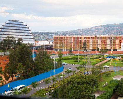 The Convention Complex, one of the infrastructure projects that have benefited from a treasury bond, is close to completion. T. Kisambira.