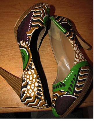 The Kitenge is unique, and because of this, people have gotten creative with the material, hence the birth of the Kitenge shoe.