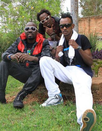 The trio (L-R) Tino, Benja and Bob