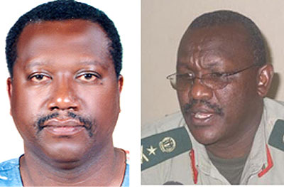 Kabuye (L) and Rusagara.