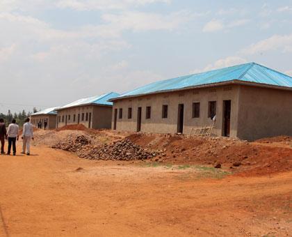 New settlements in Rusheshe where Gasarasi and his neighbours will be moved. (John Mbanda)