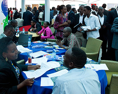 A past employment forum in Kigali. File. 