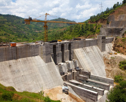 Nyabarongo hydro power plant is still under construction more than four years since the contract was signed. (File)