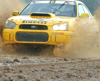 Giancarlo Davite will not take part in this year's Kenya Safari Rally. (File photo)