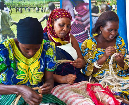 To economically empower themselves, Rwandan women have taken to establishing their own mini enterprises. (File photo)
