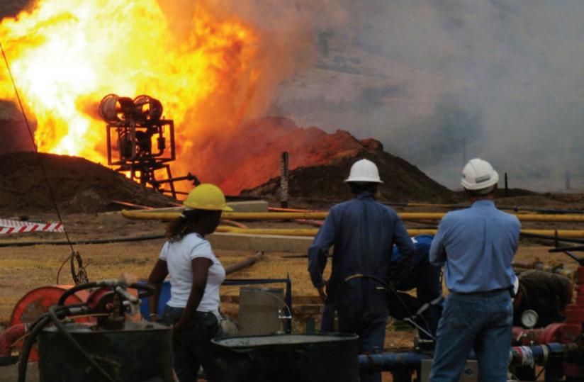 Oil exploration in Uganda. There is a need for laws that will ensure that money from minerals supports regional development and the welfare of host communities and governments. (Internet photo)