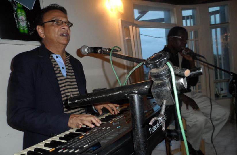 Tony Remedios performs at one of the hotels recently. (Moses Opobo)