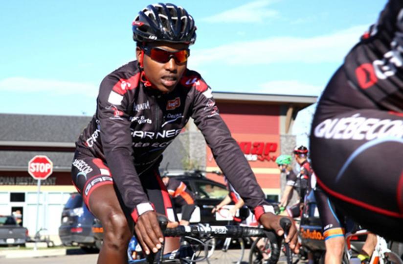 Hadi, a guest rider in the Garneau-Quebecor Team, spearheaded the jailbreak group. (Net photo)