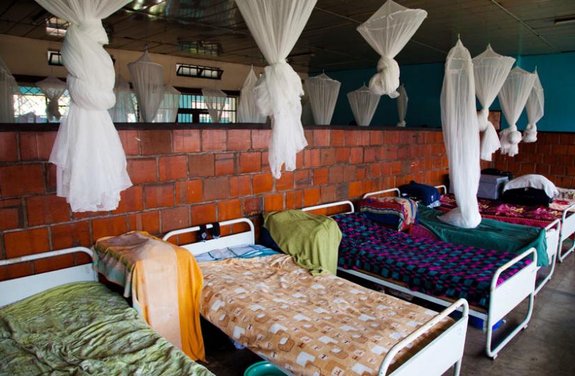 A photo of one of the studentsu00e2u20acu2122 hostels. What appears to be a spacious environment gets crowded at night with students sharing beds.  (Timothy Kisambira) 