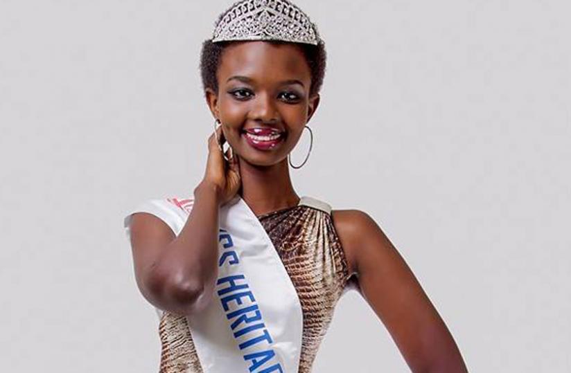 Miss Rwanda 2014 second runner up Marlene Mutoniwase (Phot/Timothy Kisambira)