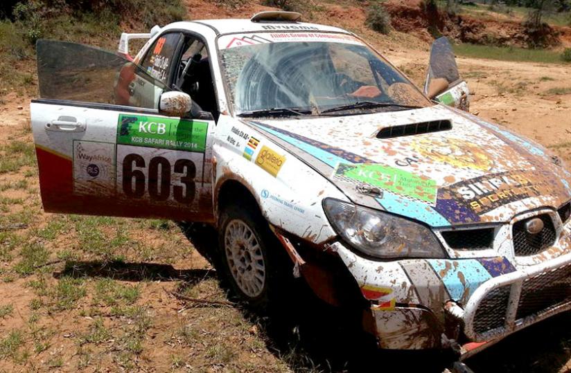Fitidis and Nzamwita bowed out of the Kenya Safari Rally on the second day on Saturday. (Courtesy photo)