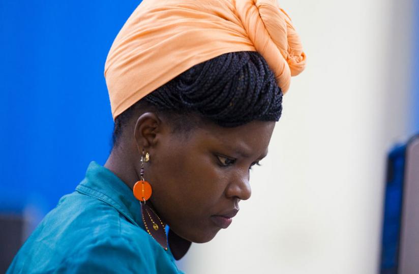 A scarf can also be worn on the head. (Timothy Kisambira )