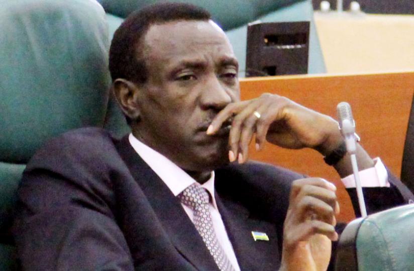 Ntawukuliryayo shortly after his resignation yesterday. (John Mbanda)