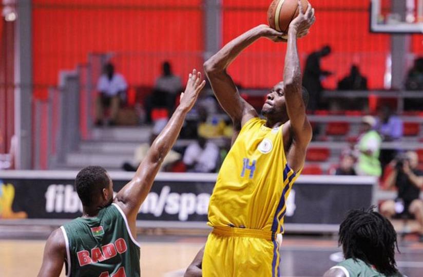 Forward Kami Kabange, seen in action at the 2013 Fiba Afrobasket tournament, will be vital for Rwanda at the zonal tournament in Uganda where he plays his club game for City Oilers. (File photo)