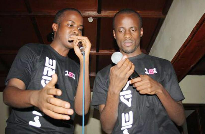 (L-R) J-Dub and Don Nova at the launch of their mixtapes DTMIY, last year. (Courtesy photo)