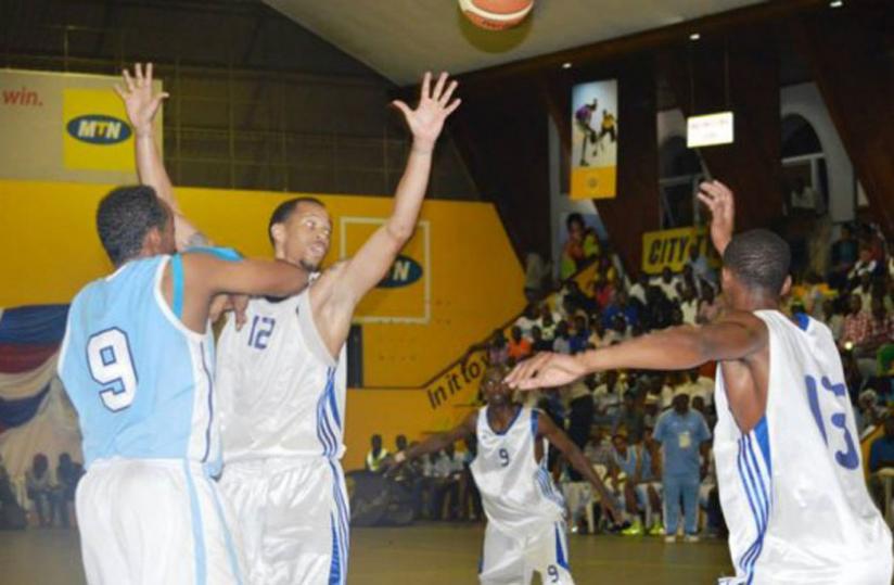 Kenneth Gasana (C) played a big role in the previous game against Somalia which Rwanda won 85-71 on Wednesday.